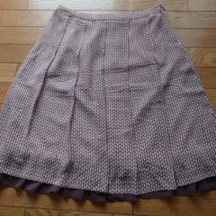 23区大きなサイズ　チェック柄フレアースカート44号