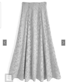 ジャガードフラワーフレアスカート[ta246]