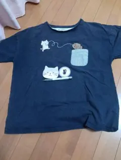 ふくふくにゃんこ　紺　たい焼き　Ｔシャツ　 ミラー　シャーペン　マグネット