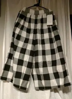 しまむらロゴスタグ付き未使用 チェック柄 パンツ