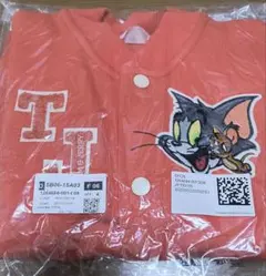 【新品未使用品】H&M　トムとジェリー　スタジャン　赤色　110㌢