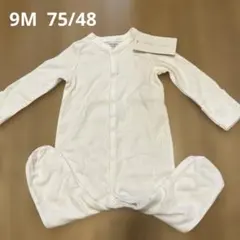 処分価格・新品タグ付き・ホワイト刺繍マーク　足付き ロンパース ラルフローレン