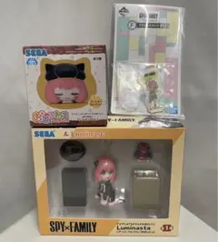 スパイファミリー アーニャ すぱいごっこ おひるねこ 一番くじアクスタ3個セット