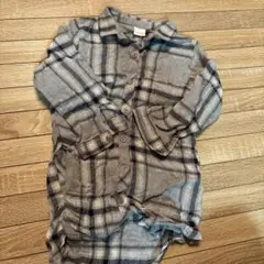 next 長袖シャツ 4yrs グレー系チェック