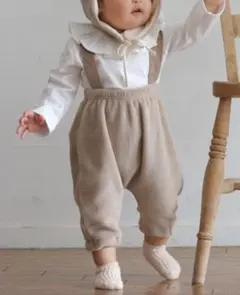 アエナックボアオーバーオール60cm　サスペンダー付き