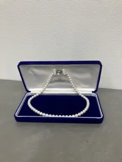 K*N様 天然パール ネックレス 留め具SV刻印　乳白色　専用ケース付