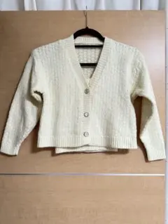 アイボリー カーディガン キャミセット