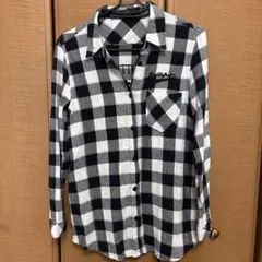 チェック柄シャツ