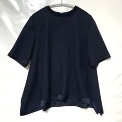 セオリーリュクス FLOW APINE ブラウス 38 ネイビー とろみ素材 - メルカリ