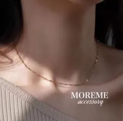 ✨SNS人気✨金アレ対応 ステンレス 華奢 ネックレス シンプル 上品 ゴールド