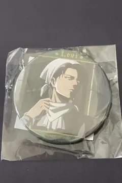 進撃の巨人 リヴァイ 缶バッジ　記憶への進撃　ガラポン　B賞