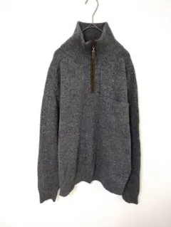 90年代～2000年初頭　マックレガー　ニットセーター　メンズXL　ウール　革