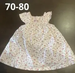 KUMIKYOKU 花柄 トップス キッズ 70〜80