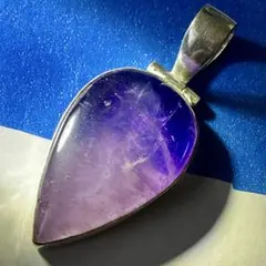 ファントム アメジスト シルバー925 刻印 天然石 ペンダントヘッド