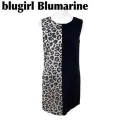 【美品】BLUGIRL ノースリーブワンピース I42 レオパード柄のサムネイル