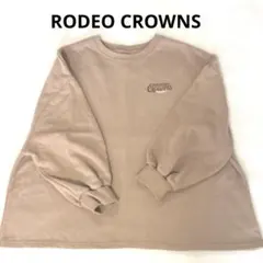 RODEO CROWNS ロデオクラウン 長袖トレーナー バックプリント F
