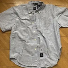 GAP 半袖シャツ The Big Oxford グレー