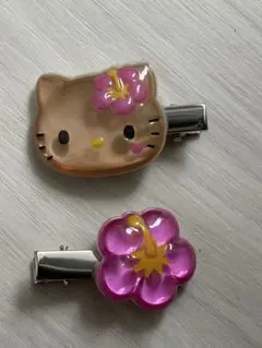日焼けキティ 前髪クリップ