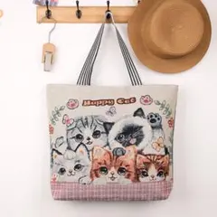 猫イラスト トートバッグ