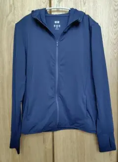 UNIQLO エアリズム UVカット メッシュパーカー　ネイビー Mサイズ