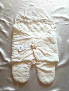 【未使用タグ付き】バースディ　新生児　おくるみ　ホワイト　50〜70