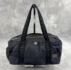 PORTER ポーター タンカー ボストンバッグ 2WAY ドラム ダッフル 黒