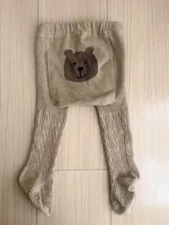 【未使用】GAP くまさんケーブルニットタイツ 0-12M