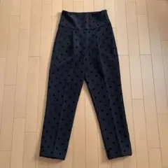 BIRTHDAY BASH 黒 ドット柄パンツ