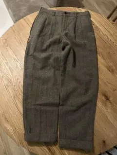 コムデギャルソンオムプリュス 98AW 2タックウール縮絨パンツM