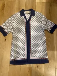 GUCCI Geometric Print Bowling Shirt 44のサムネイル