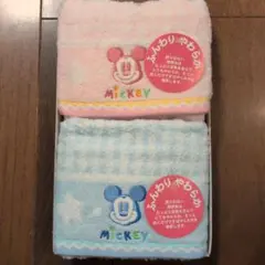 ミッキー　ふんわり　やわらか　タオル2枚セット