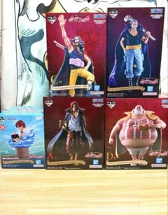 ワンピース 1番くじ 赤髪海賊団 フィギュア全種コンプリート - メルカリ