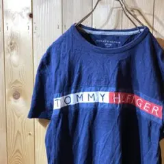 ss3094 TOMMY HILFIGER 半袖 Tシャツ 紺 S/P メンズ