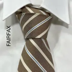 TG2452 FAIRFAX レジメンタル ストライプ シルク ネクタイ 日本製