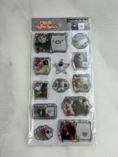 正規品　サンエックスユニバース　モノクロブー　エアインマスコットシール