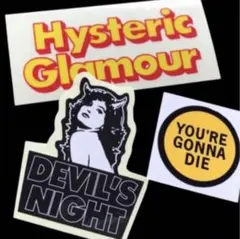 Hysteric glamourデビルsupremeステッカーセット