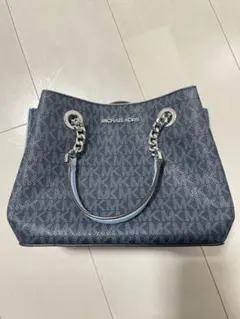 MICHAEL KORS ダークブルー ショルダーバッグ