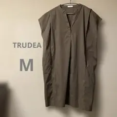 TRUDEA カーキ　ワンピース／チュニック　綿混のサムネイル