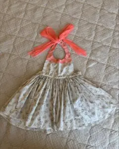 【まろん様専用】新品未使用 MARLMARL 花柄お食事エプロン