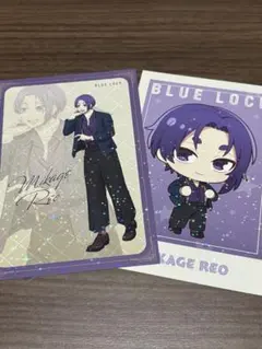 ＊ブルーロック・御影玲王＊C賞 キラキラポストカードセット
