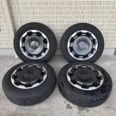 34様専用 N VAN 純正タイヤ&ホイール 4本 145R12 日本製 ナット - メルカリ