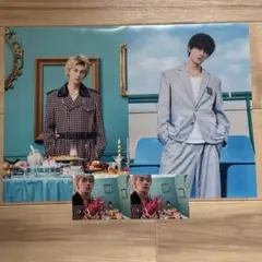 M!LK 佐野勇斗 クリアポスター 楽天 M!X ステッカー アオノオト