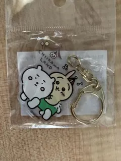 ちいかわらんど　ぷちアクリルキーホルダー　ぴーぽぽうさぎ