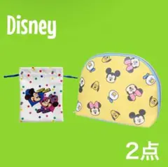 ディズニー　Disney 松本セイジ　コスメポーチ　ノスタルジカ　トラベル　巾着