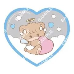 mikko illustrations クリアラバーコースター ラテ