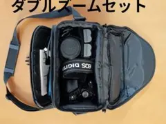 Canon EOS Kiss Digital 本体 ダブルズーム、ストラップ付