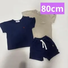 ポケット付きTシャツ2枚とショートパンツセット