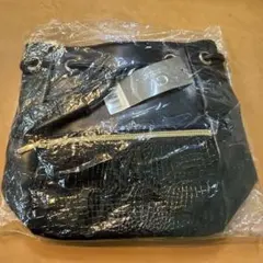 新品未使用品GLOVA 2STYLE RUCK BAG 合成皮革ブラックリュックのサムネイル