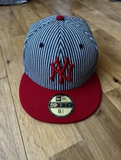 New Era 59FIFTY ニューヨーク・ヤンキースキャップ ストライプ