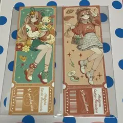 赤倉×サンリオキャラクターズ チケット風ポストカード 2点まとめ売り